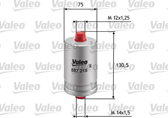 VALEO 587215 - Filtru combustibil aaoparts.ro