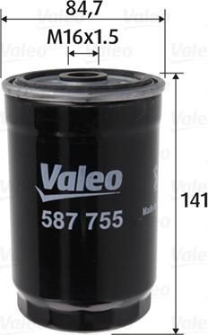 Valeo 587755 - Filtru combustibil aaoparts.ro