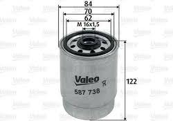 Valeo 587738 - Filtru combustibil aaoparts.ro