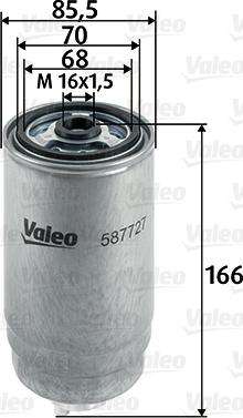 Valeo 587727 - Filtru combustibil aaoparts.ro