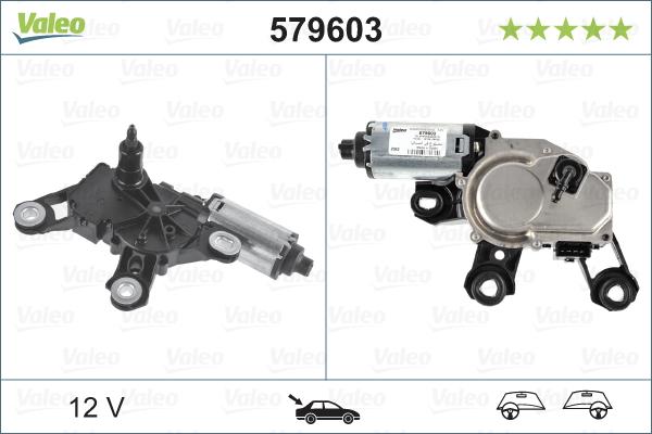 Valeo 579603 - Motor stergator aaoparts.ro