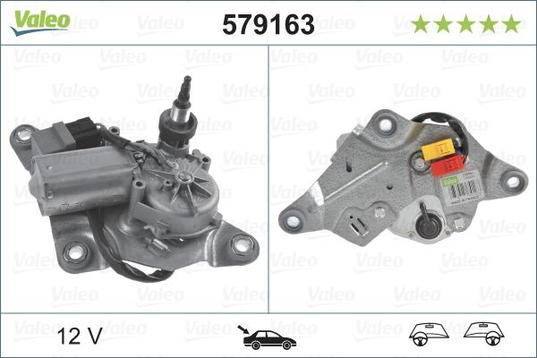 Valeo 579163 - Motor stergator aaoparts.ro