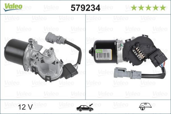 Valeo 579234 - Motor stergator aaoparts.ro