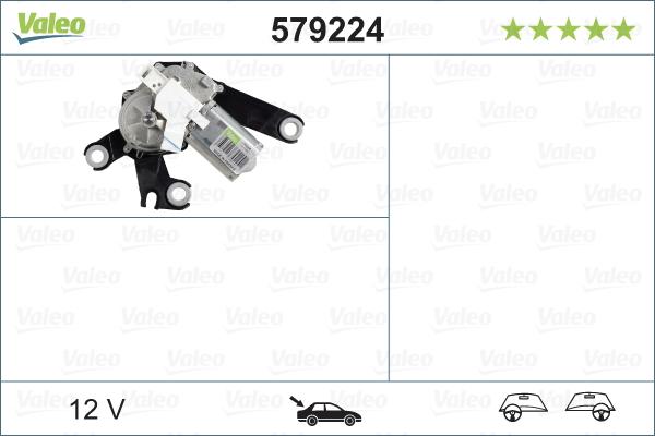 Valeo 579224 - Motor stergator aaoparts.ro