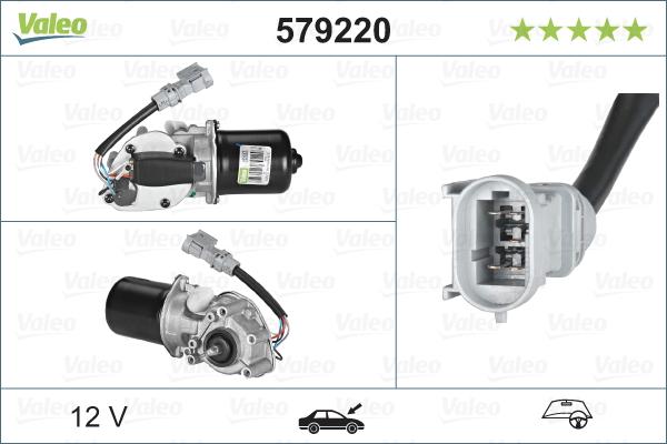 Valeo 579220 - Motor stergator aaoparts.ro