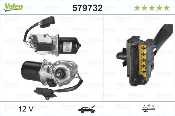 Valeo 579732 - Motor stergator aaoparts.ro