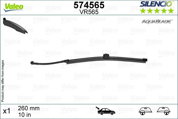 Valeo 574565 - Lamela stergator aaoparts.ro