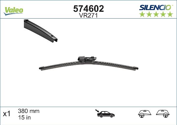 VALEO 574602 - Lamela stergator aaoparts.ro