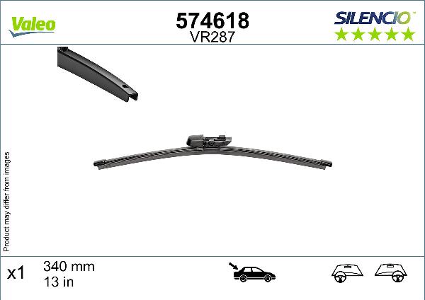 VALEO 574618 - Lamela stergator aaoparts.ro