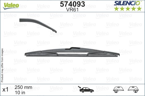 Valeo 574093 - Lamela stergator aaoparts.ro