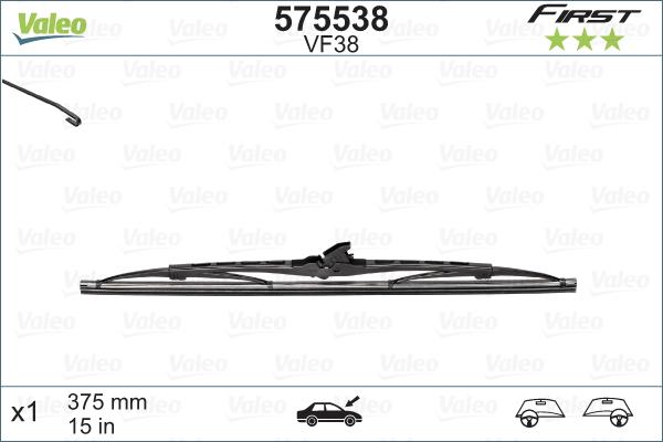 Valeo 575538 - Lamela stergator aaoparts.ro