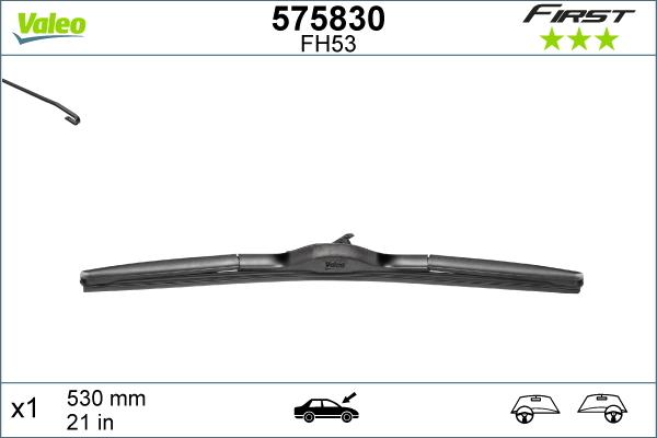 Valeo 575830 - Lamela stergator aaoparts.ro