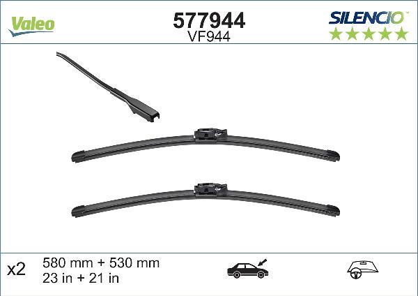 Valeo 577944 - Lamela stergator aaoparts.ro