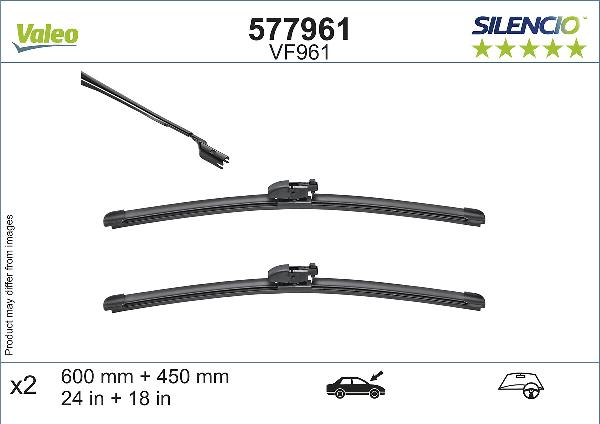 Valeo 577961 - Lamela stergator aaoparts.ro