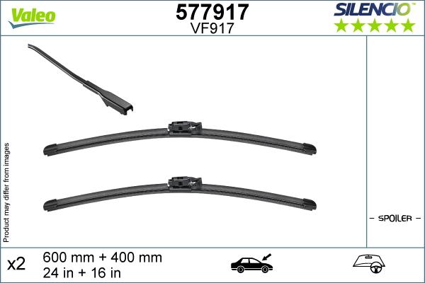 Valeo 577917 - Lamela stergator aaoparts.ro