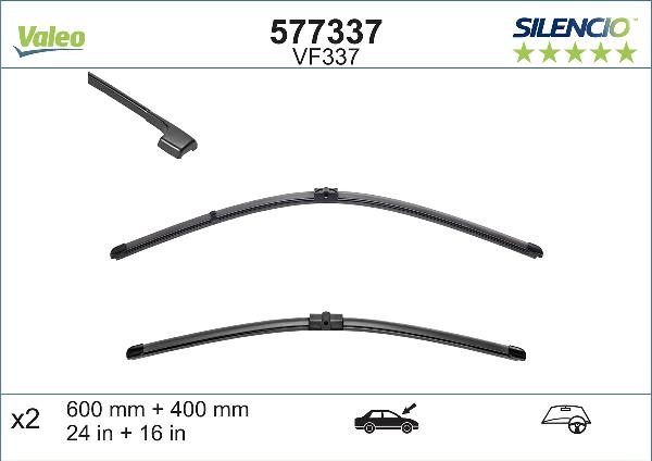 VALEO 577337 - Lamela stergator aaoparts.ro