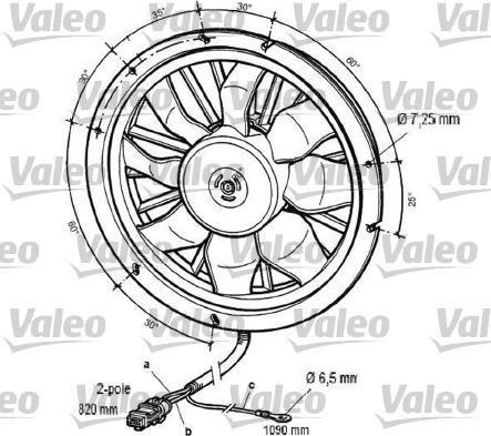 VALEO 696066 - Ventilator, radiator aaoparts.ro