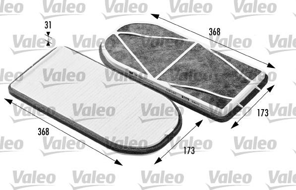 Valeo 698470 - Filtru, aer habitaclu aaoparts.ro