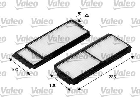 Valeo 698892 - Filtru, aer habitaclu aaoparts.ro