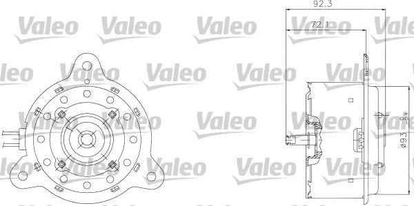 VALEO 698301 - Motor electric,ventilator aaoparts.ro
