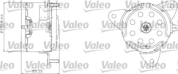 VALEO 698308 - Motor electric,ventilator aaoparts.ro