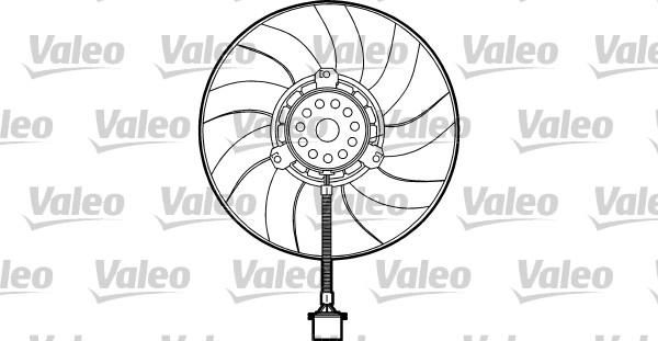 Valeo 698373 - Ventilator, radiator aaoparts.ro