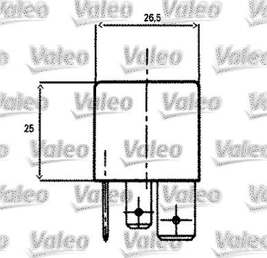 Valeo 643827 - Releu, curent alimentare aaoparts.ro