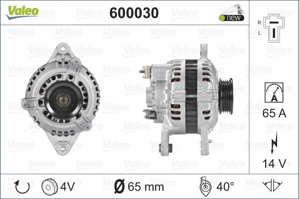 Valeo 600030 - Generator / Alternator aaoparts.ro