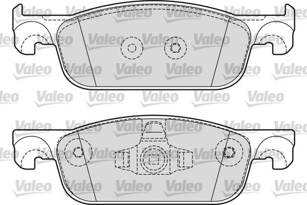 Valeo 601600 - Set placute frana,frana disc aaoparts.ro