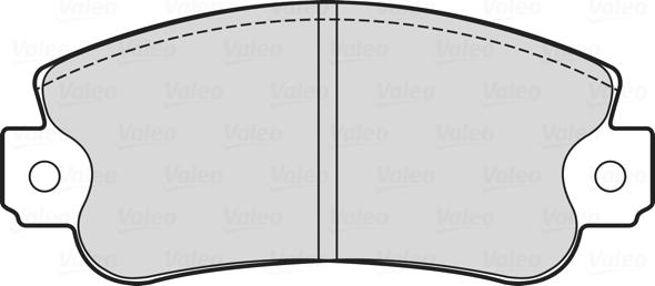 VALEO 601713 - Set placute frana,frana disc aaoparts.ro