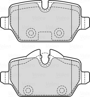VALEO 601731 - Set placute frana,frana disc aaoparts.ro