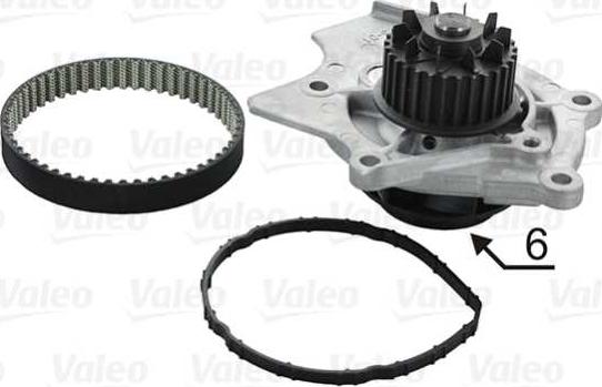 VALEO 614594 - Set pompa apa + curea dintata aaoparts.ro