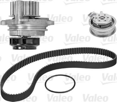 Valeo 614543 - Set pompa apa + curea dintata aaoparts.ro
