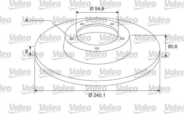 Valeo 675403 - Disc frana aaoparts.ro