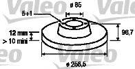 Valeo 197033 - Disc frana aaoparts.ro