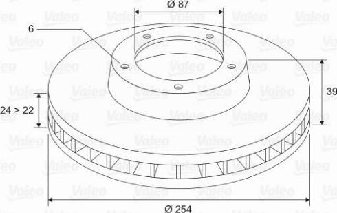 Valeo 197377 - Disc frana aaoparts.ro