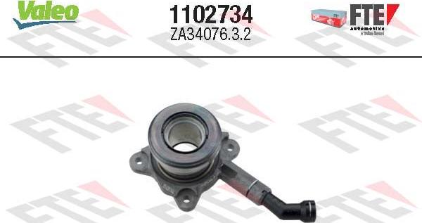Valeo 1102734 - Rulment de presiune, ambreiaj aaoparts.ro