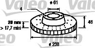 Valeo 186213 - Disc frana aaoparts.ro