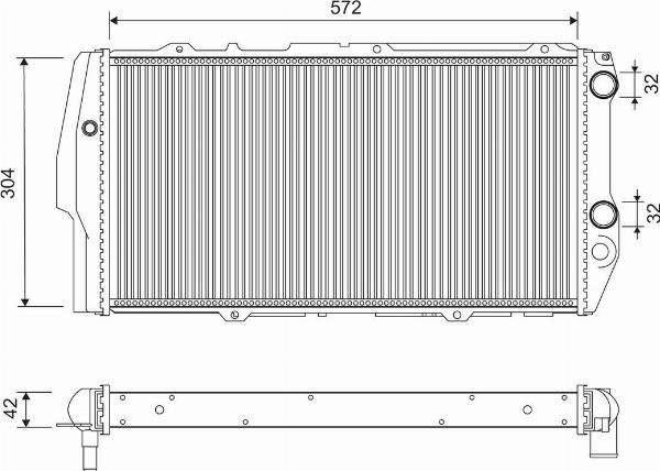 VALEO 819426 - Radiator, racire motor aaoparts.ro