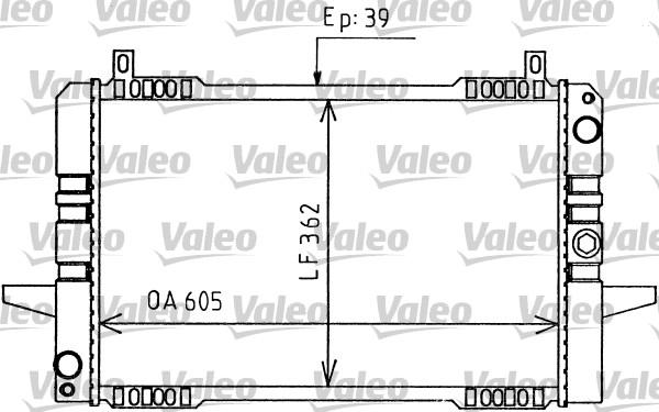 Valeo 819170 - Radiator, racire motor aaoparts.ro