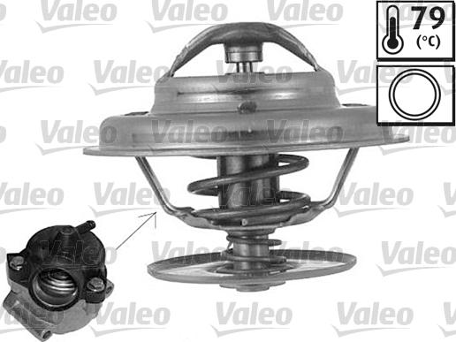 Valeo 819872 - Termostat,lichid racire aaoparts.ro