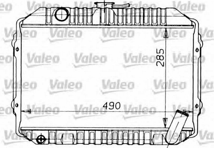 Valeo 819230 - Radiator, racire motor aaoparts.ro