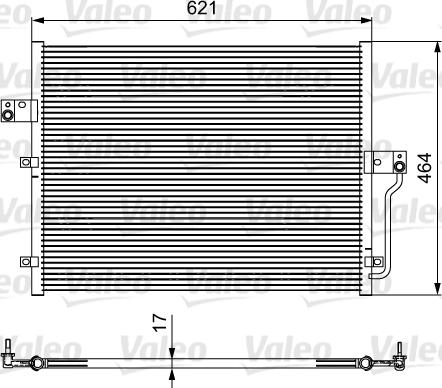 VALEO 814441 - Condensator, climatizare aaoparts.ro