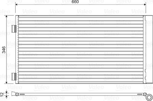 VALEO 814408 - Condensator, climatizare aaoparts.ro