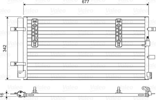 Valeo 814419 - Condensator, climatizare aaoparts.ro