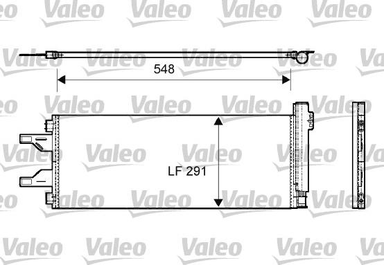 Valeo 814069 - Condensator, climatizare aaoparts.ro