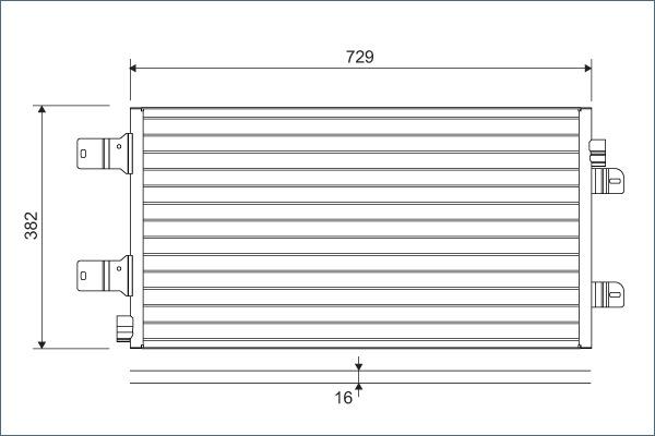 Valeo 814003 - Condensator, climatizare aaoparts.ro