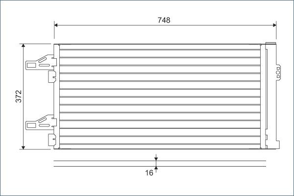 Valeo 814085 - Condensator, climatizare aaoparts.ro