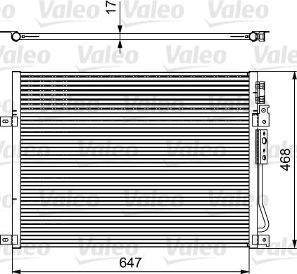 Valeo 814086 - Condensator, climatizare aaoparts.ro