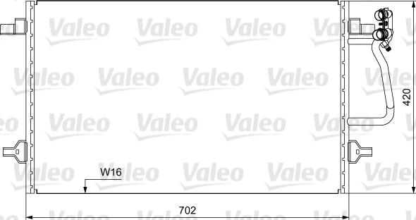 VALEO 814030 - Condensator, climatizare aaoparts.ro